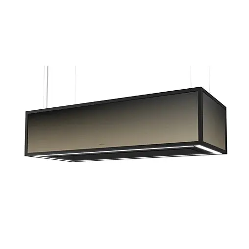 berbel Skyline Frame BIH 120 SKF 1050243 Deckenlifthaube aus schwarzem Glas