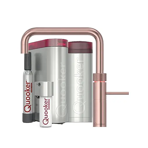 Set mit PRO3 Reservoir &amp; CUBE Kupfer Rosé inkl. CUBE Filter Starter Paket FNSRCO PRO3 CUBE2