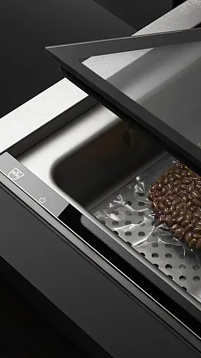 VacuDrawer V6000 14 spiegelglas schwarz