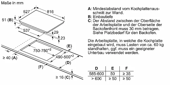 Induktionskochfeld mit Flex-Induktion Zone 80cm Serie 8