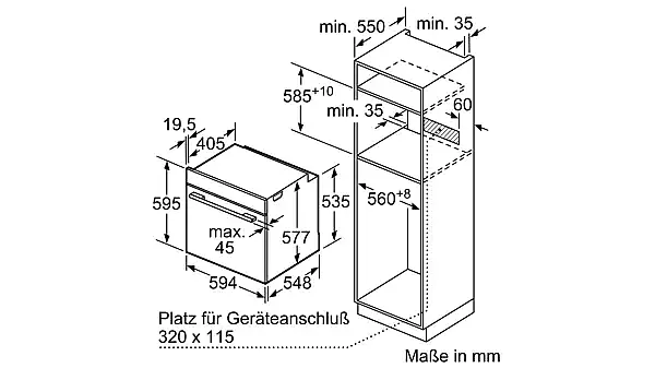 iQ700, Einbau-Dampfbackofen, 60 x 60 cm, Schwarz, Edelstahl