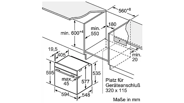 iQ700 Einbau-Dampfbackofen 60 x 60 cm Schwarz, Edelstahl sofort verfügbar!