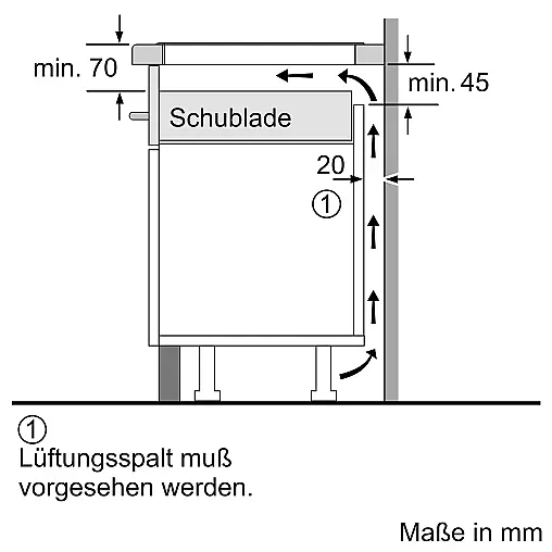 Bosch Induktionskochfeld 80cm Flächenbündig