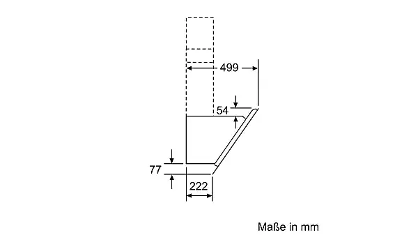 iQ700 Wandesse 90 cm Klarglas schwarz bedruckt