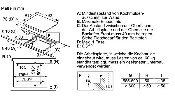 Siemens EZ807KZY1E iQ700 Vollflächen-Induktionskochfeld 80 cm Schwarz