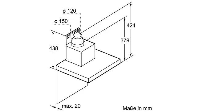 iQ500, Wandesse, 90 cm, Edelstahl