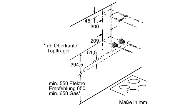 iQ500, Wandesse, 90 cm, Edelstahl