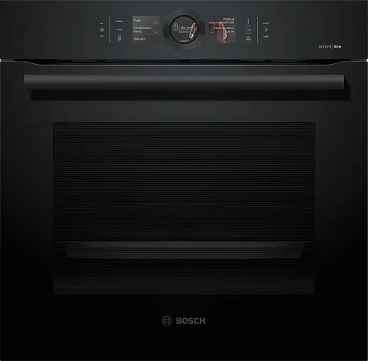 Serie | 8 Einbau-Dampfbackofen 60 x 60 cm Carbon black
