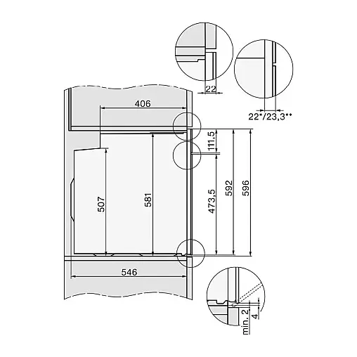 Miele H 2466 B ACTIVE Backofen im modernen Design mit Vernetzung und PerfectClean