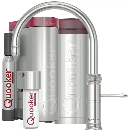Classic Fusion Round Set mit PRO3 Reservoir &amp; CUBE Voll-Edelstahl inkl. CUBE Filter ||| CFNRSST PRO3 CUBE2