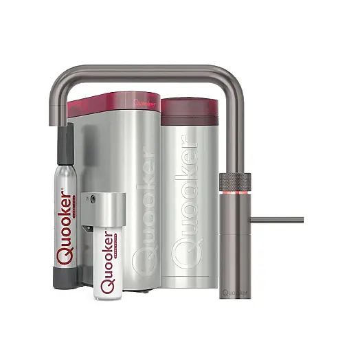 Set mit PRO3 Reservoir &amp; CUBE Gunmetal inkl. CUBE Filter Starter Paket FNSGME PRO3 CUBE2