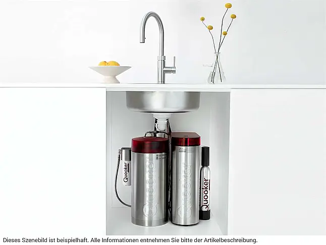 Quooker PRO3 &amp; CUBE | Flex BLK (Schwarz) inkl. Cube-Filter