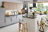 Nobilia Touch Küchenzeile mit Kochinsel und hochwertigen Bosch Einbaugeräten bei CityKüchen Dresden kaufen - Moderne und funktionale Küchenlösung für Ihr Zuhause
