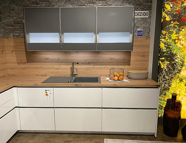Moderne L-Küche Grifflos
