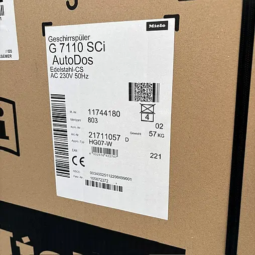Einbau-Geschirrspüler G 7110 SCi AutoDos OVP