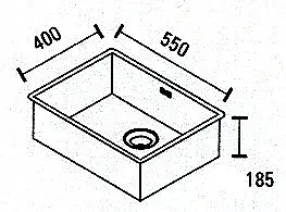 Edelstahlspüle