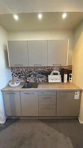 Pantry Küche mit Kühlschrank &amp; Geschirrspüler