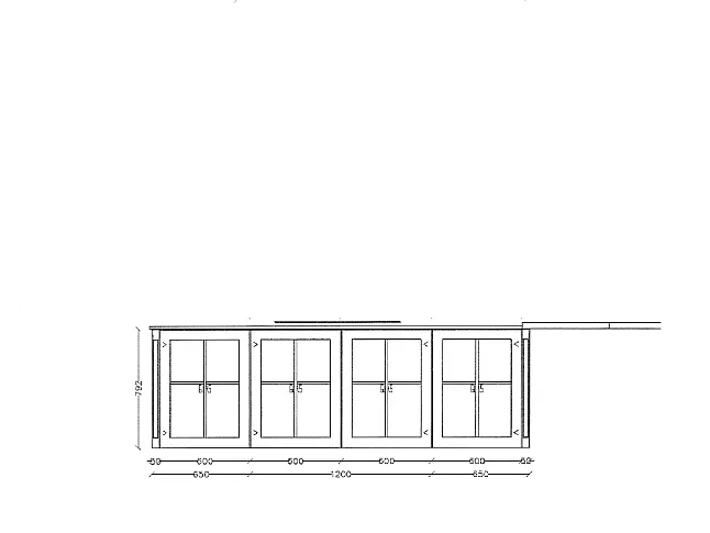 Exklusive Landhaus Messeküche - Nordic Lack Schiefergrau matt - Luxus pur - LED-Beleuchtungen