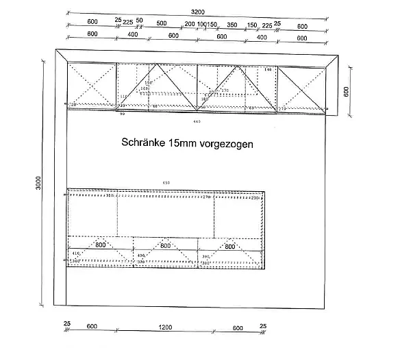 Elegante Insel Küche mit modernem Design