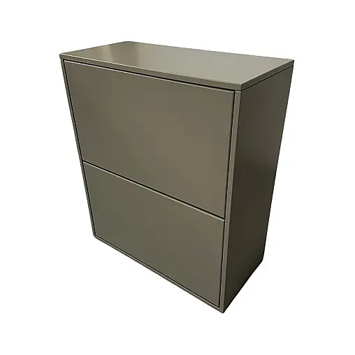 Hängeschuhschrank in Lack olivegrau PG 2 | B: 60,0 cm