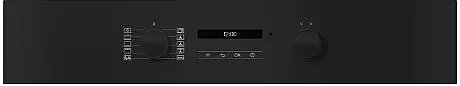 Einbaubackofen H2466 B Obsidianschwarz