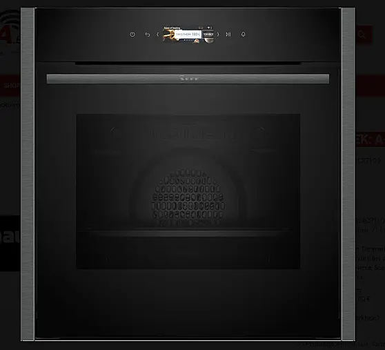 Neff B24CR71G0 Backofen Circo Therm®, Pyrolyse EEK: A+