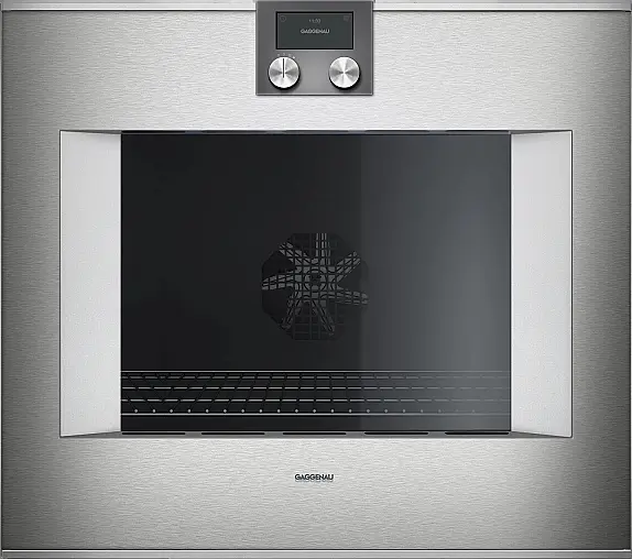 Backofen Serie 400, 76cm breit, Türanschlag: rechts, Edelstahl-hinterlegte Vollglastür AUSSTELLUNGSGERÄT