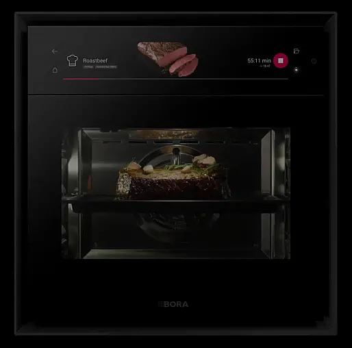 Dampfbackofen Smartes Display
