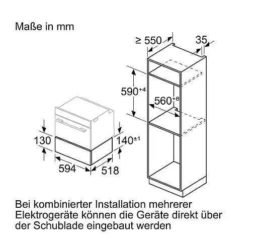 BOSCH Dampfschublade BDC9111B0 - Serie 8 - schwarz - NEU &amp; OVP