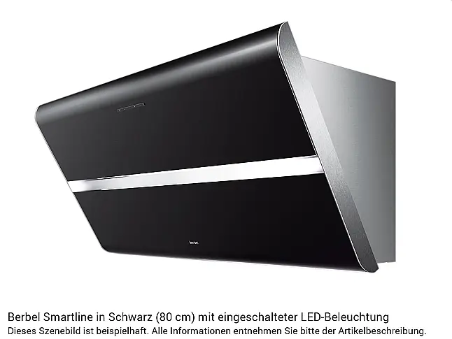 Berbel BKH 90 ST mattschwarz Original verpackt, 5 Jahre Garantie berbel Smartline