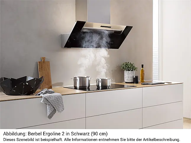 berbel Kopffreihaube Ergoline 2 schwarz 90cm NEU OVP inkl. 5 Jahre Garantie