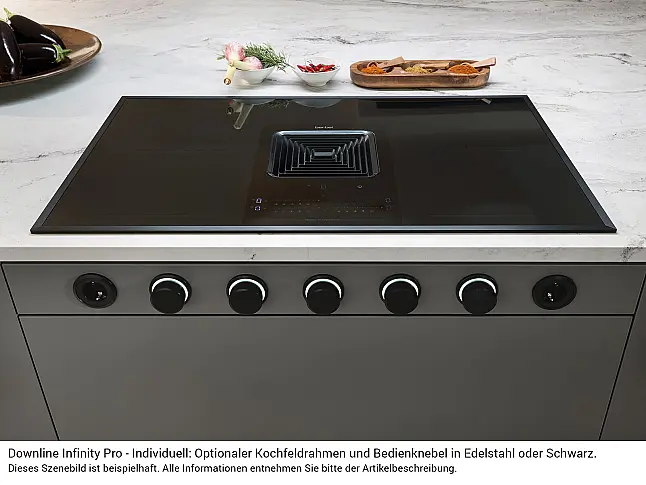 Berbel Downline Infinity Pro BKA 90 DLIP Kochfeldabzug Induktion Mattschwarz 1100095