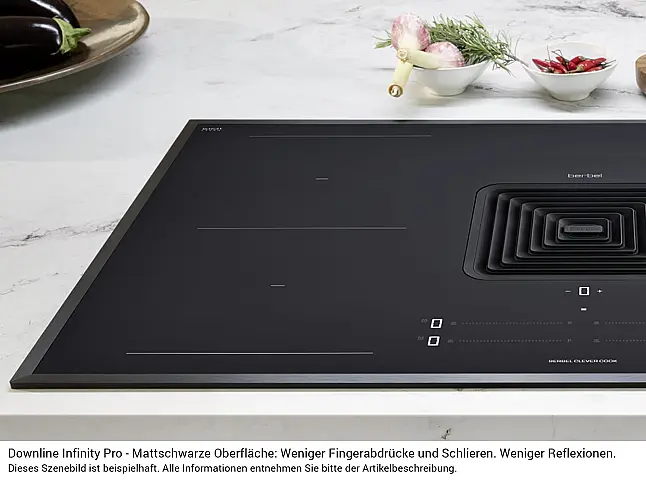 Berbel Downline Infinity Pro BKA 90 DLIP Kochfeldabzug Induktion Mattschwarz 1100095