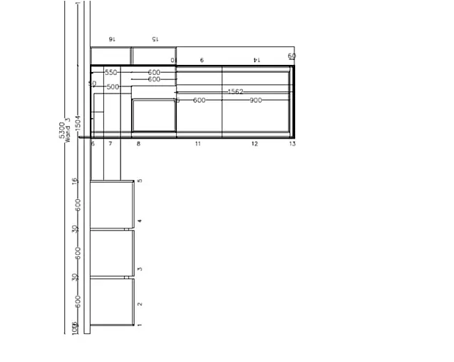 Leicht Musterküche Contino Solid in carbongrau