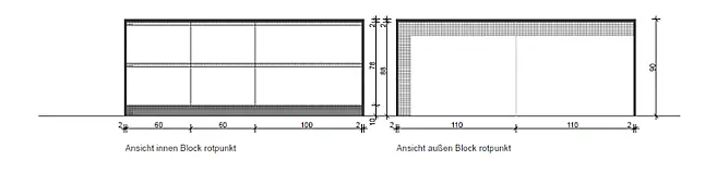 Exclusive große ROTPUNKT Küche in Mattlaminat mit Naturstein Arbeitsplatten