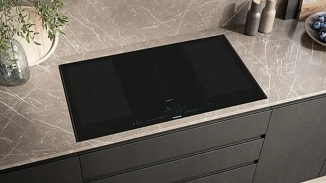 Siemens iQ700, Induktionskochfeld, 90 cm, Schwarz EX977NVV6E (Lager)
