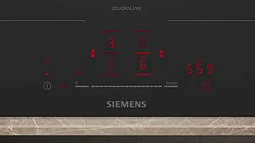 Siemens iQ500, Induktionskochfeld, 60 cm, Mattschwarz, Mit Rahmen aufliegend ED67BHQC1E (Lager)