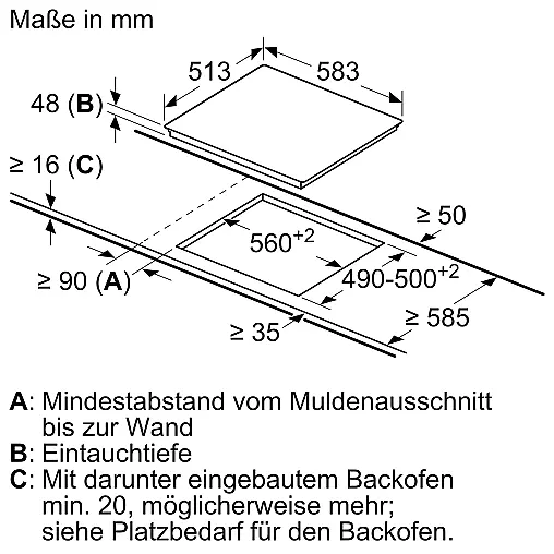 Siemens Kochfeld iQ300 Elektrokochfeld 60 cm Schwarz Art.-Nr.: ET645BNA1E (Lager)