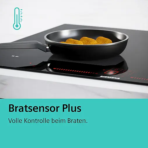 Siemens iQ700, Kochfeld mit Dunstabzug (Induktion), 80 cm, Mit Rahmen aufliegend EX870NX68E (Lager)