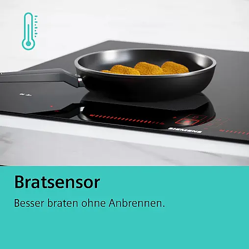 Siemens iQ500, Kochfeld mit Dunstabzug (Induktion), 80 cm, flächenbündig ED807FQ25E (Lager)