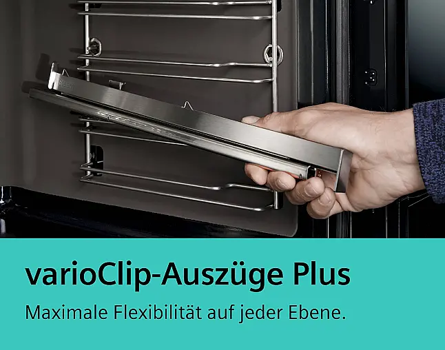 Siemens iQ700, Einbau-Dampfbackofen, 60 x 60 cm, Matt schwarz HS936GCM1 (Lager/NB)