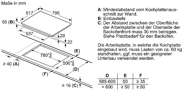 iQ300, Induktionskochfeld, 80 cm EH845BFB5E (Lager)