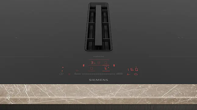 Siemens iQ500, Kochfeld mit Dunstabzug (Induktion), 80 cm, flächenbündig (integriert) ED807HQ26E (Lager/NB)