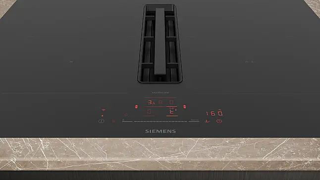 Siemens iQ500, Kochfeld mit Dunstabzug (Induktion), 70 cm, flächenbündig (integriert) ED707HQ26E (Lager/NB)