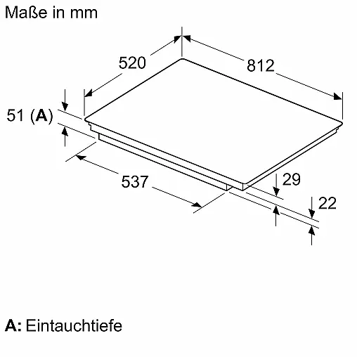Siemens iQ700, Induktionskochfeld, 80 cm, Schwarz EX877HEC1E (AS 10)