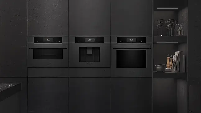 Siemens iQ700, Einbau-Kaffeevollautomat, Matt schwarz CT918L1M0 (Lager/NB)