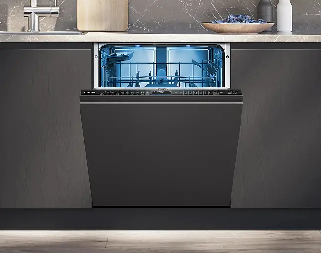 Siemens iQ700, Vollintegrierter Geschirrspüler, 60 cm, XXL, varioScharnier für besonder Einbausituationen SX97T801BE  (Lager/NB)