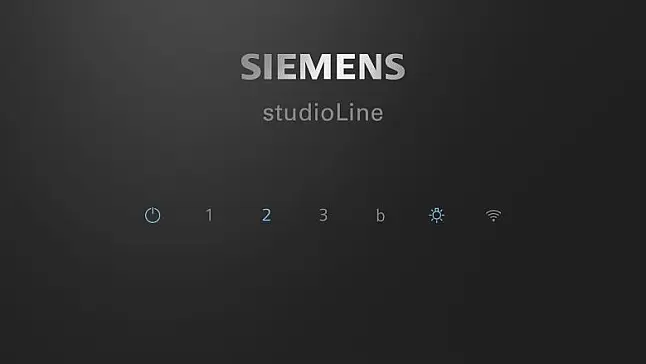 Siemens iQ500, Wandesse, 80 cm, Klarglas schwarz bedruckt LC81KAN65 (Lager/NB)