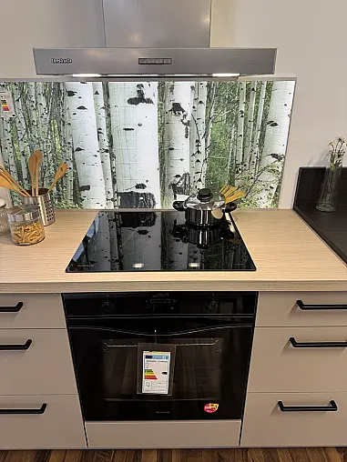 Ausstellungsküche  P17 Perfect Plus, 82L Lava softmatt