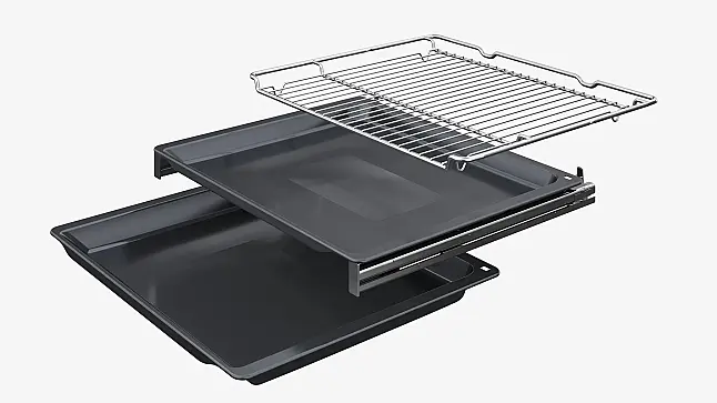 Siemens iQ700, Einbau-Backofen mit Dampfunterstützung, 60 x 60 cm, Schwarz, Edelstahl HR976GMB1 (Lager/NB)